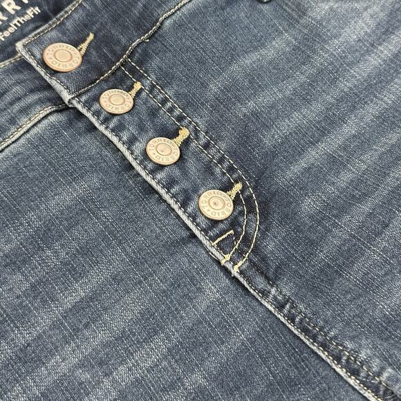 Torrid Perfect Skinny Ankle Jeans Women’s 22R Blue Premium Stretch Mid-Rise NWT - Picture 5 of 9